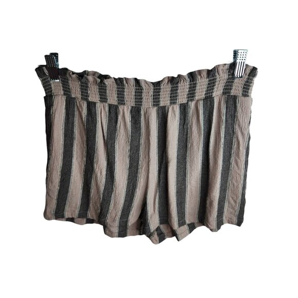 Volcom Womens Size Medium Coco Shorts Strappy Cami Set Striped Blue White - Picture 2 of 16